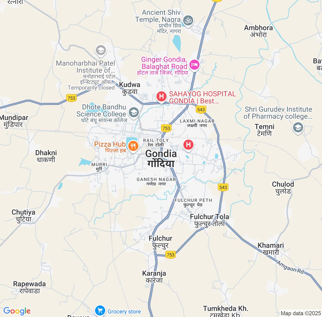 Map image for Intellectual Property Lawyers in Gondia and Maharashtra IP firms at coordinates  ; .