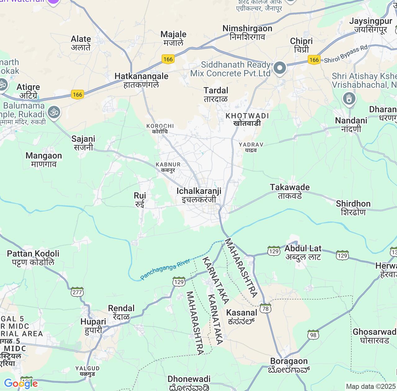 Map image for Intellectual Property Lawyers in Ichalkaranji and Maharashtra IP firms at coordinates  ; .