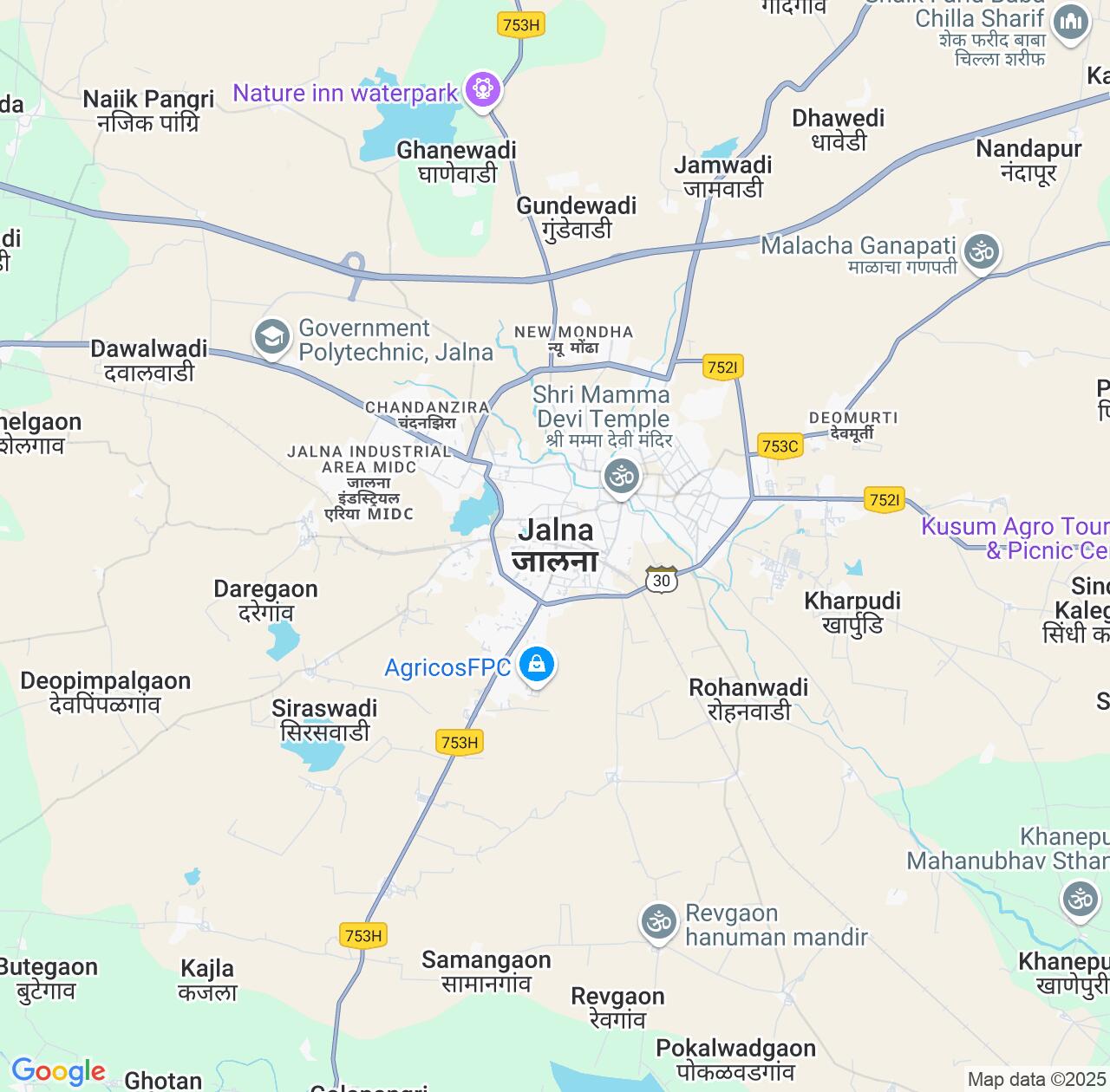 Map image for Intellectual Property Lawyers in Jalna and Maharashtra IP firms at coordinates  ; .