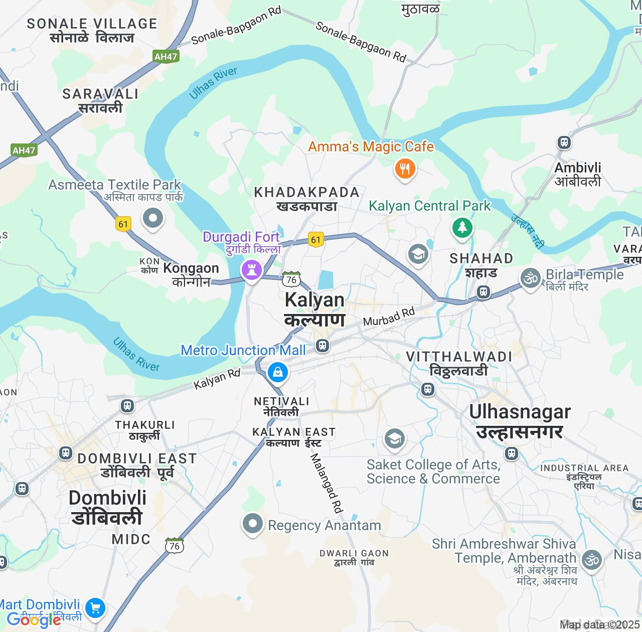 Map image for Intellectual Property Lawyers in Kalyan and Maharashtra IP firms at coordinates  ; .