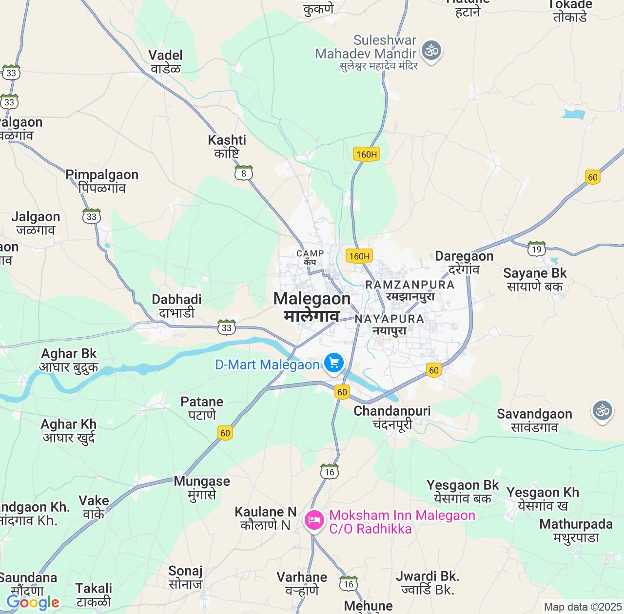 Map image for Intellectual Property Lawyers in Malegaon and Maharashtra IP firms at coordinates  ; .