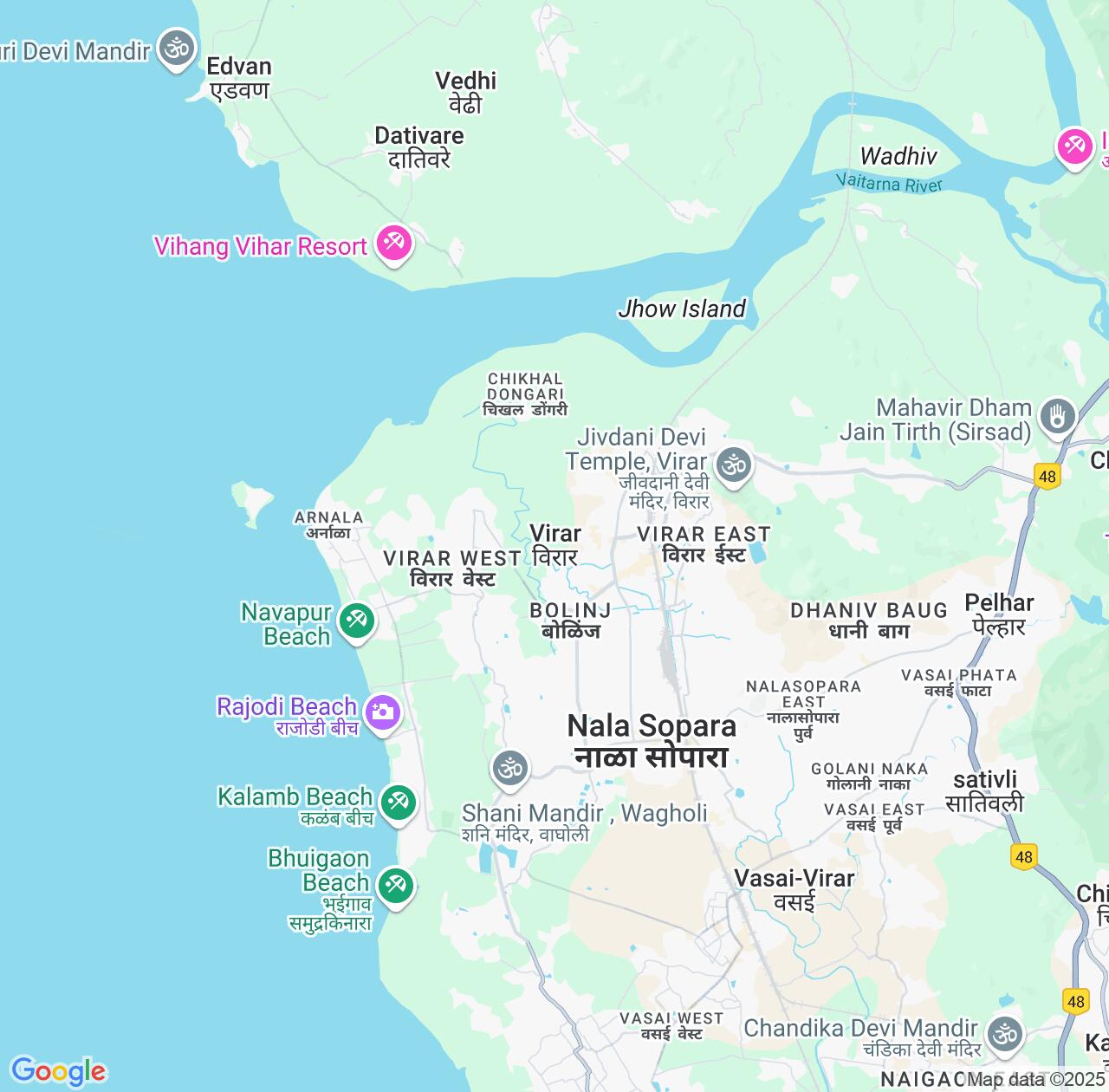 Map image for Intellectual Property Lawyers in Virar and Maharashtra IP firms at coordinates  ; .