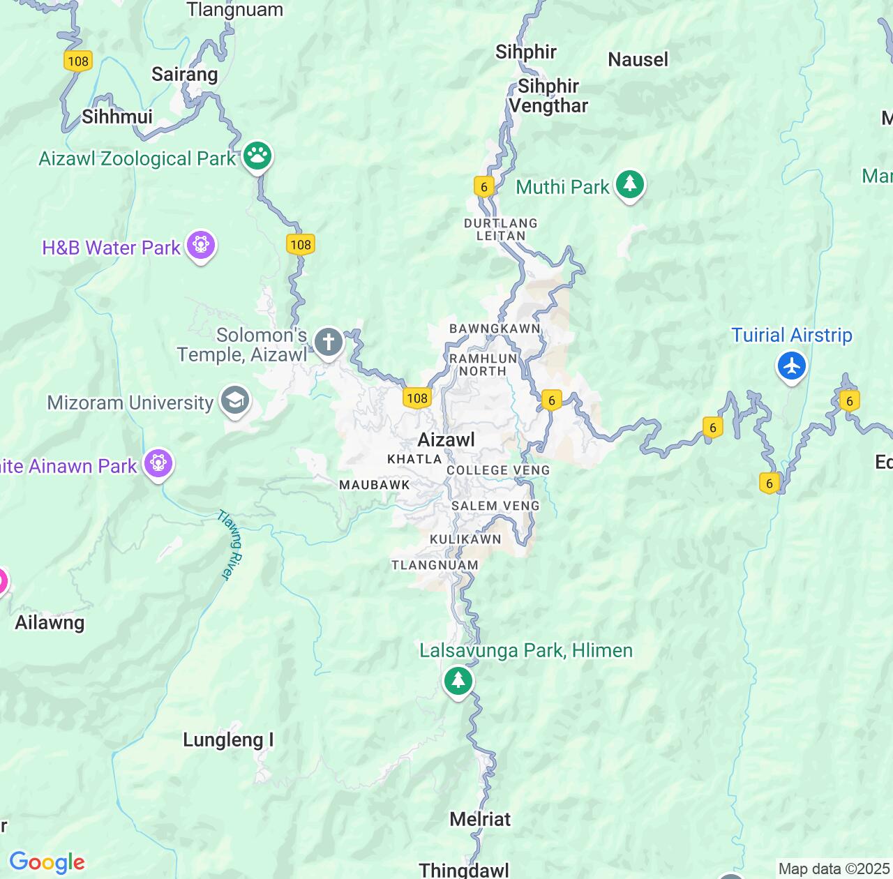 Map image for Intellectual Property Lawyers in Aizawl and Mizoram IP firms at coordinates  ; .