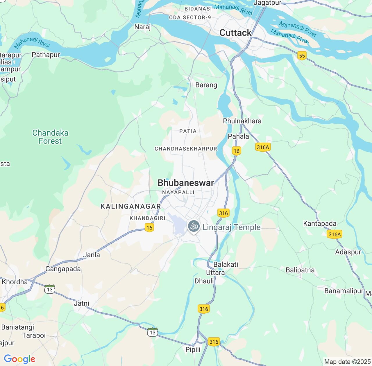 Map image for Intellectual Property Lawyers in Bhubaneswar and Odisha IP firms at coordinates  ; .