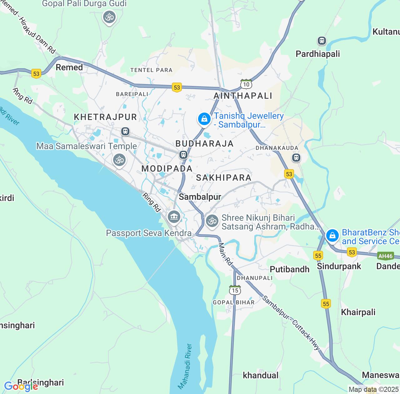 Map image for Intellectual Property Lawyers in Sambalpur and Odisha IP firms at coordinates  ; .