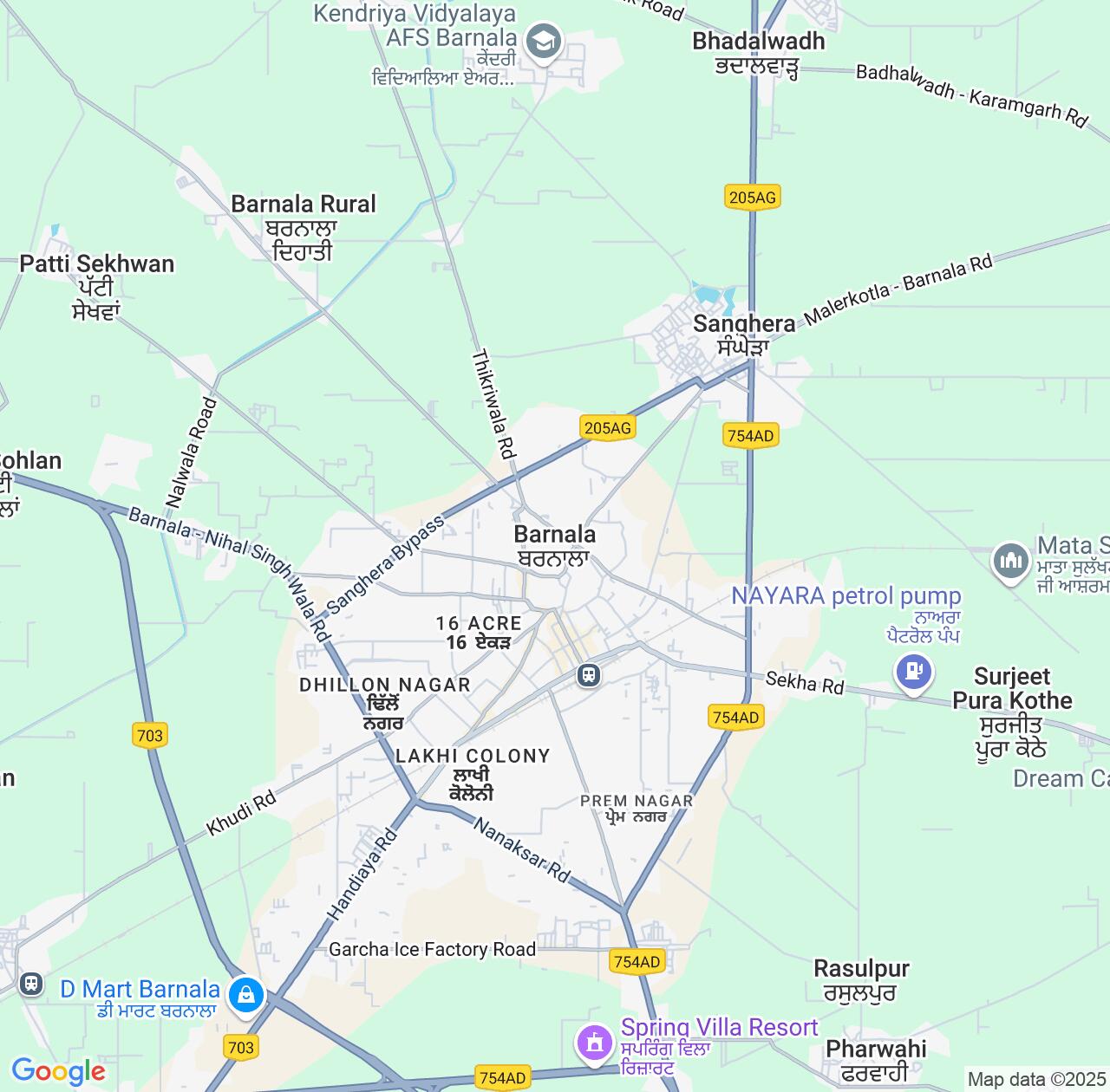 Map image for Intellectual Property Lawyers in Barnala and Punjab IP firms at coordinates  ; .