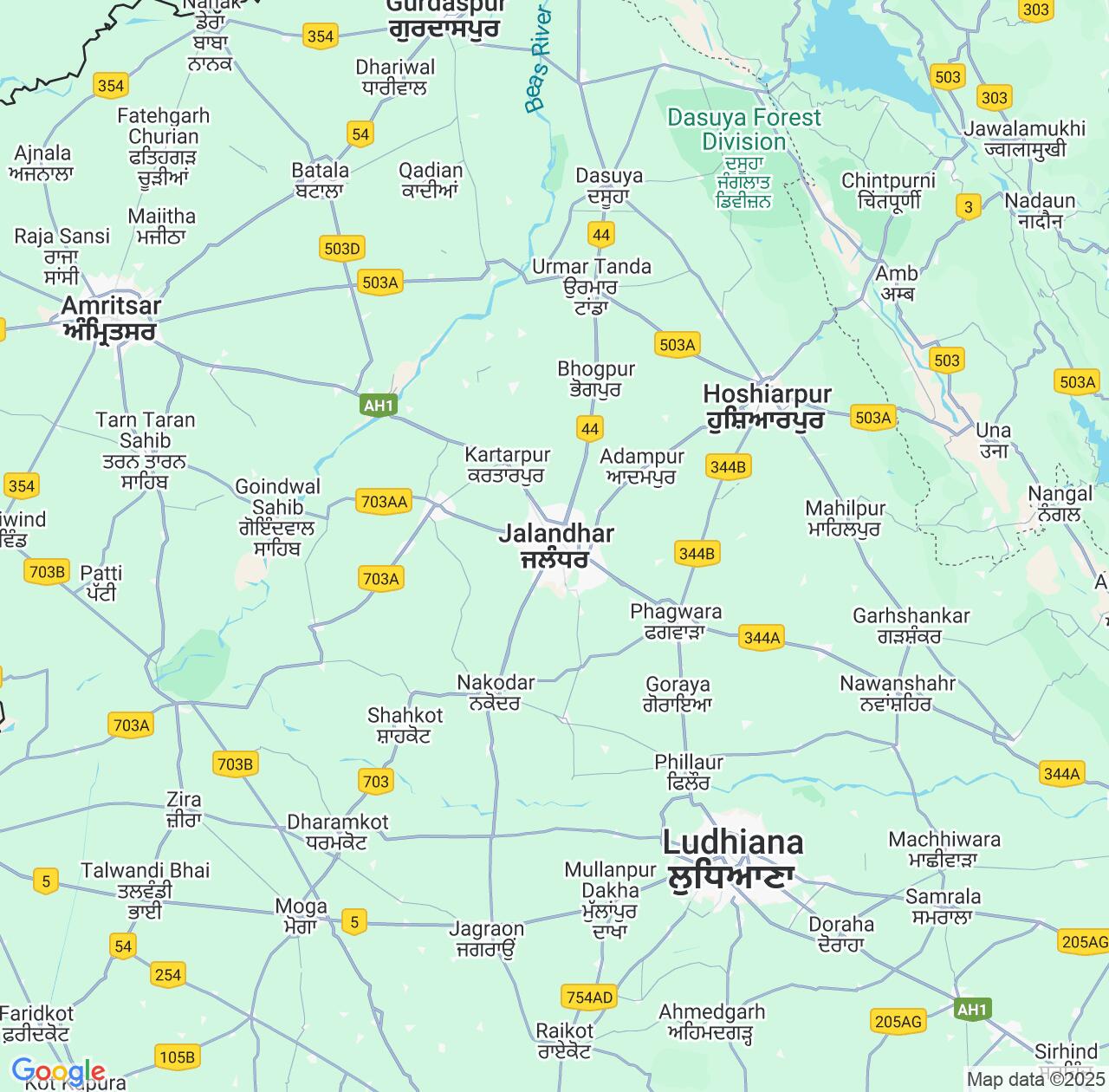 Map image for Intellectual Property Lawyers in Jalandhar and Punjab IP firms at coordinates  ; .