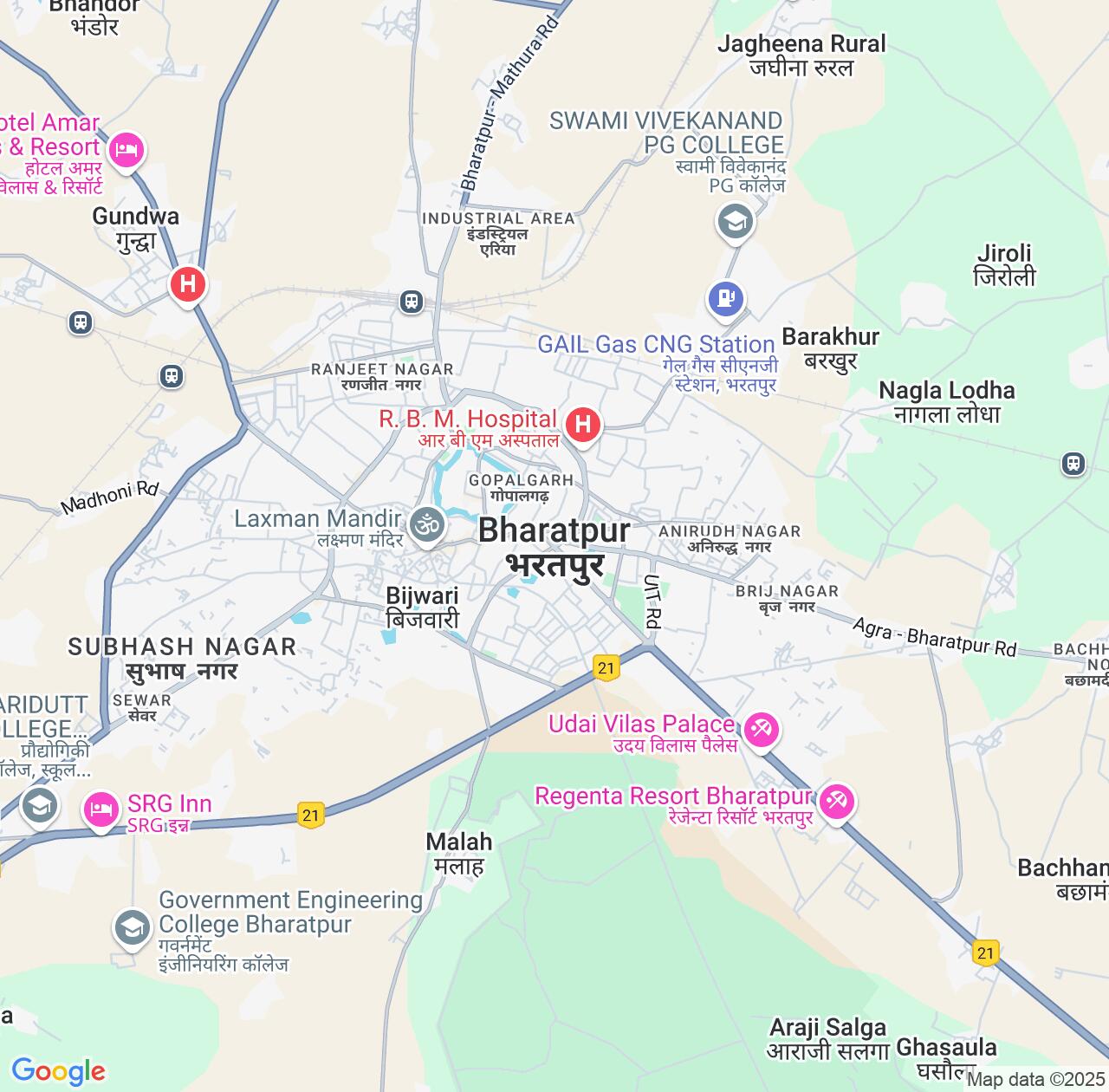 Map image for Intellectual Property Lawyers in Bharatpur and Rajasthan IP firms at coordinates  ; .
