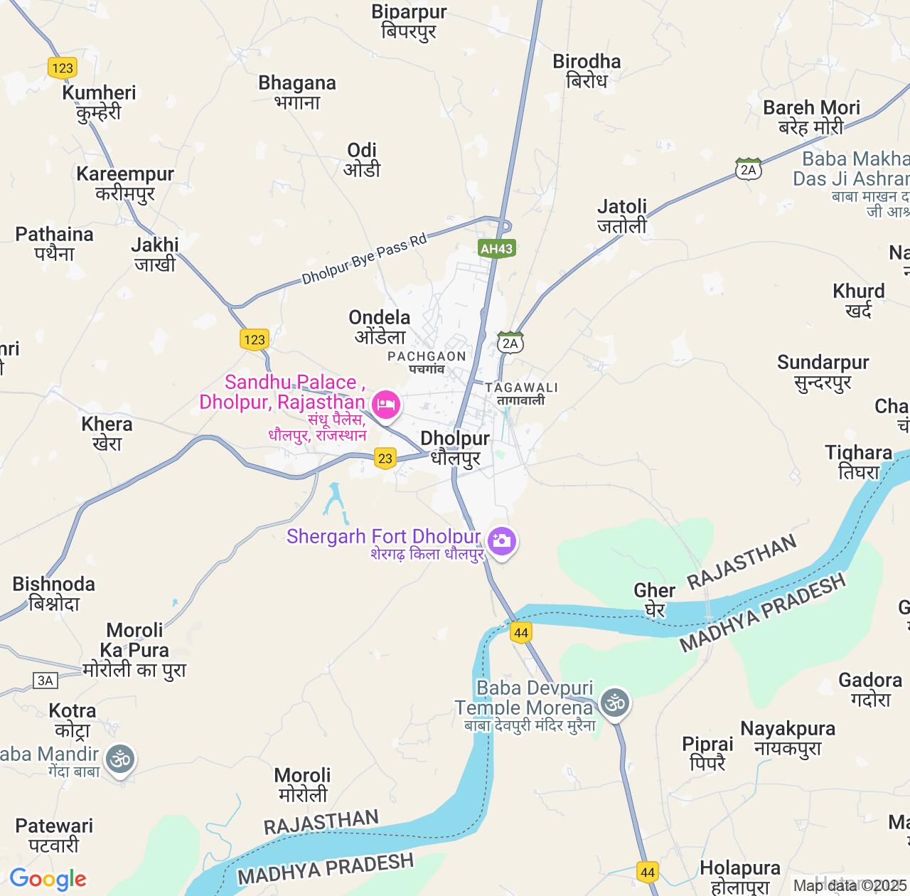 Map image for Intellectual Property Lawyers in Dhaulpur and Rajasthan IP firms at coordinates  ; .