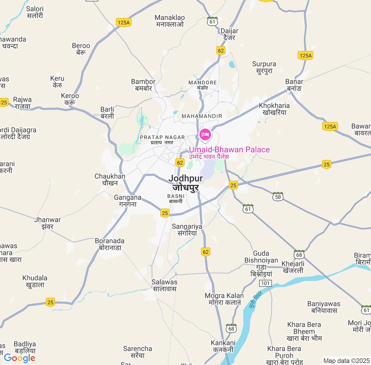 Map image for Intellectual Property Lawyers in Jodhpur and Rajasthan IP firms at coordinates  ; .