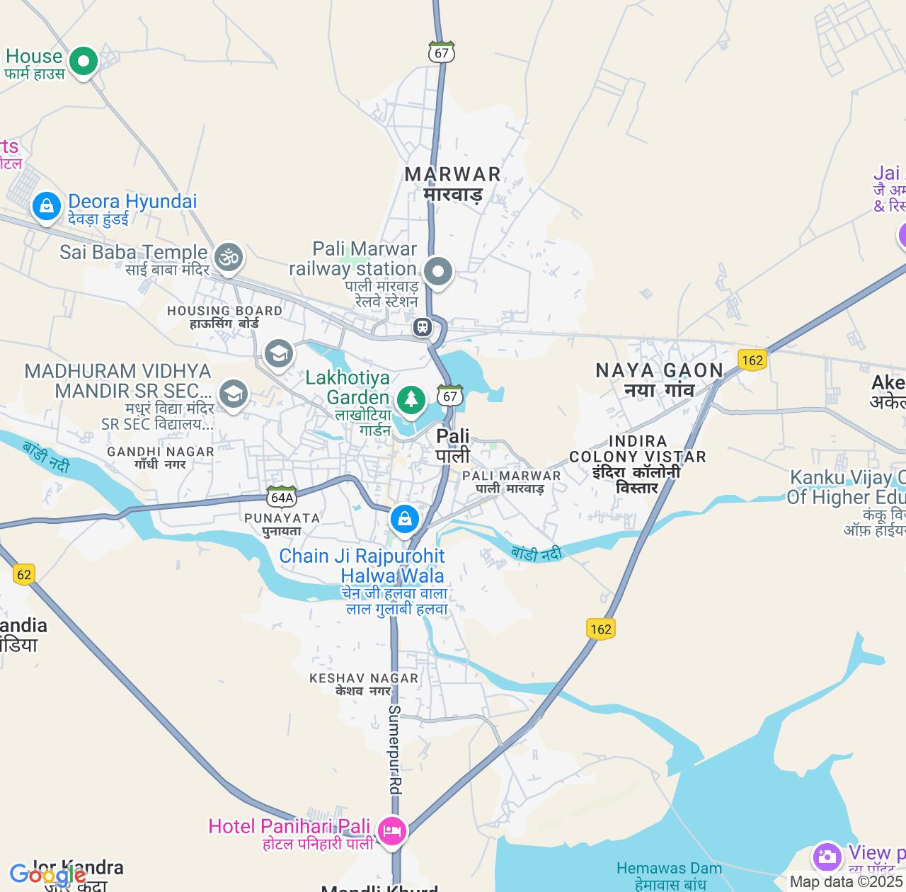 Map image for Intellectual Property Lawyers in Pali and Rajasthan IP firms at coordinates  ; .