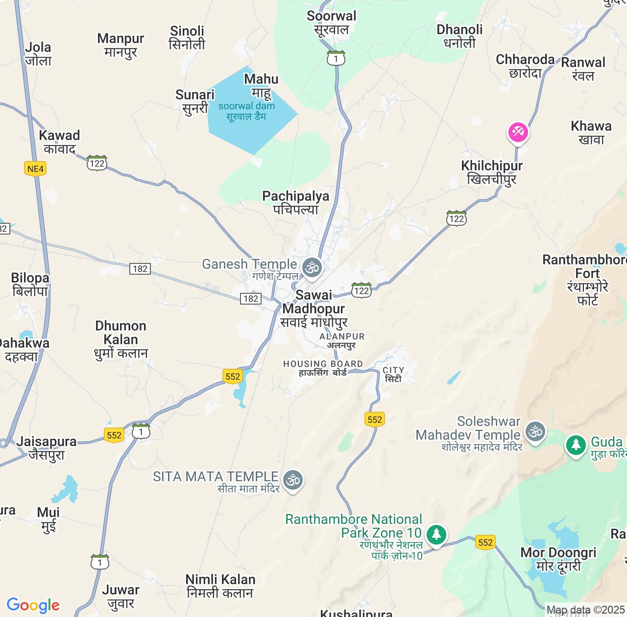 Map image for Intellectual Property Lawyers in Sawai Madhopur and Rajasthan IP firms at coordinates  ; .