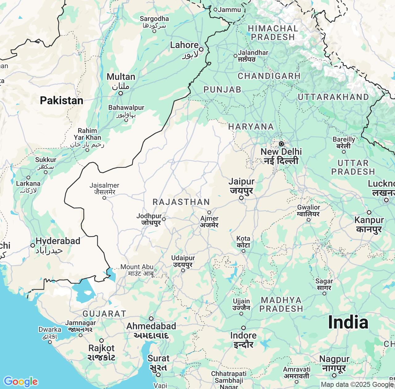 Map image for Intellectual Property Lawyers in Rajasthan and India IP firms at coordinates  ; .