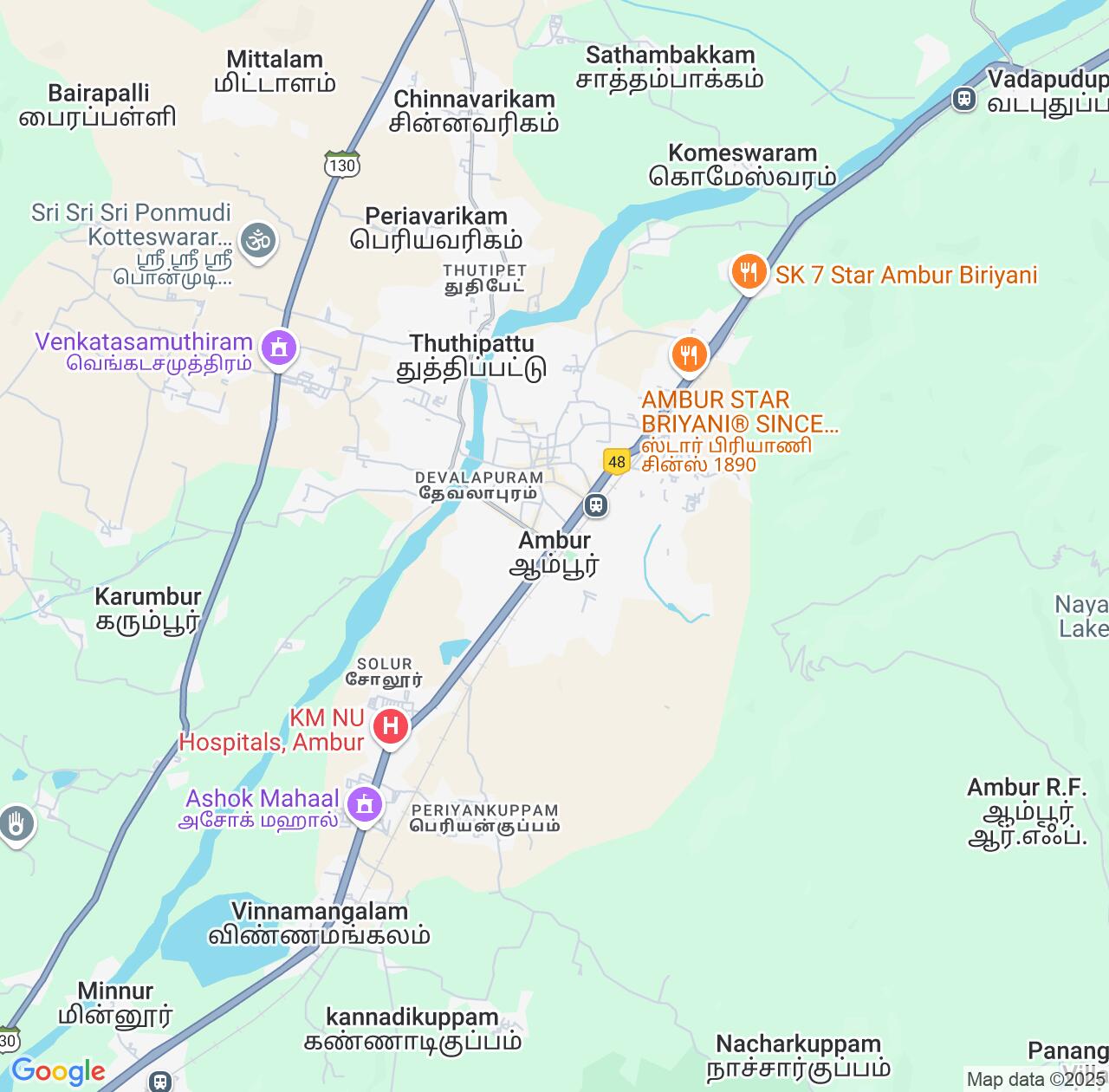 Map image for Intellectual Property Lawyers in Ambur and Tamil Nadu IP firms at coordinates  ; .