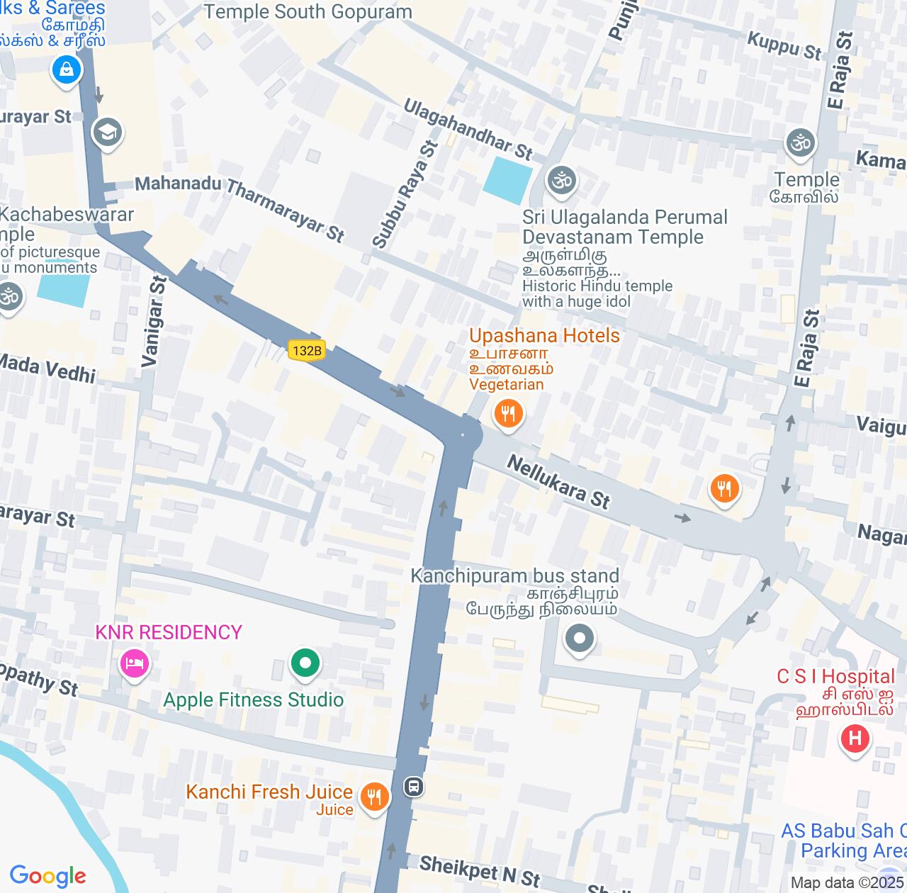 Map image for Intellectual Property Lawyers in Kanchipuram and Tamil Nadu IP firms at coordinates  ; .