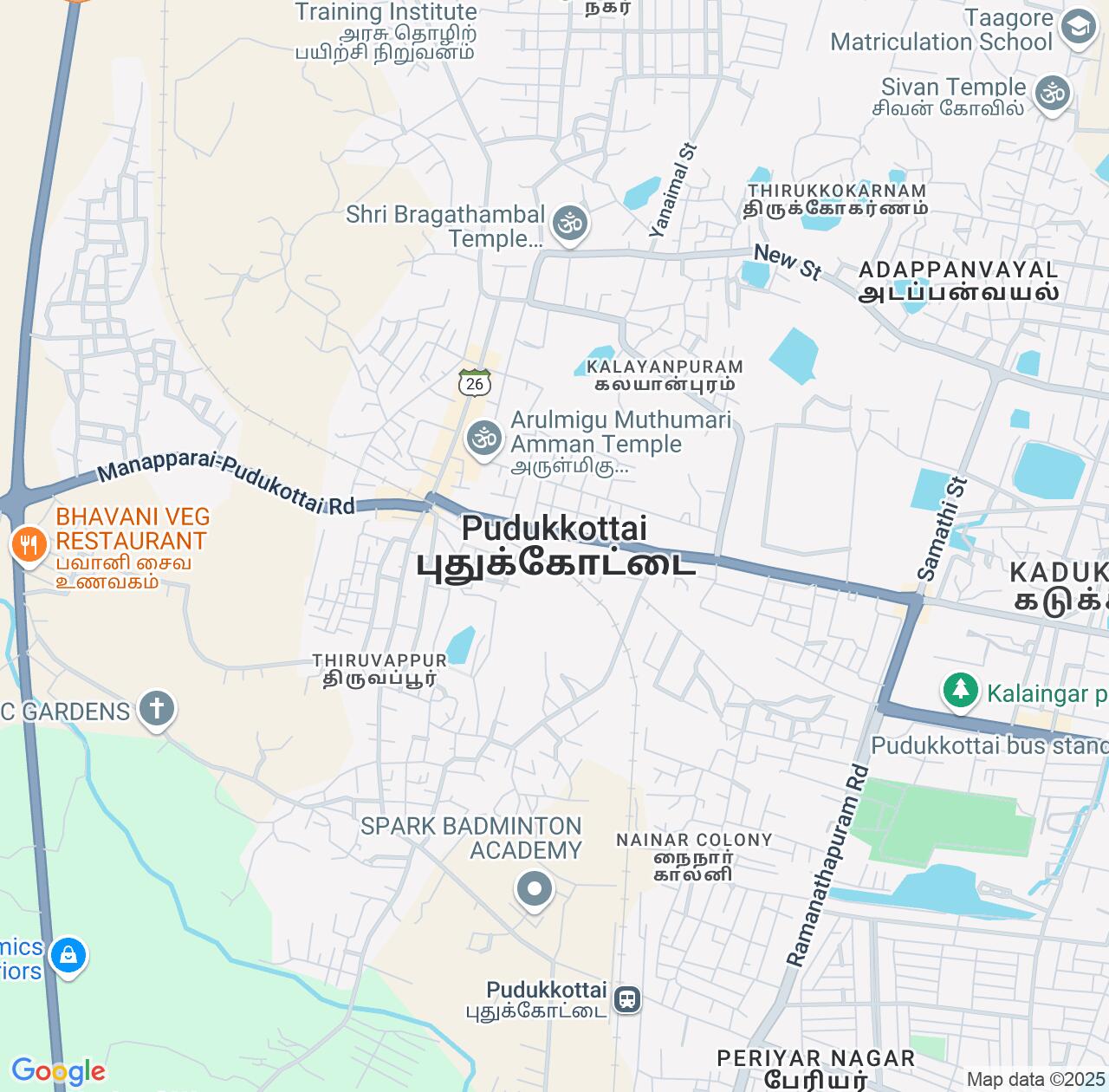 Map image for Intellectual Property Lawyers in Pudukkottai and Tamil Nadu IP firms at coordinates  ; .