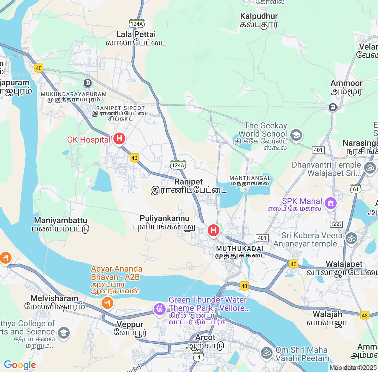 Map image for Intellectual Property Lawyers in Ranipet and Tamil Nadu IP firms at coordinates  ; .
