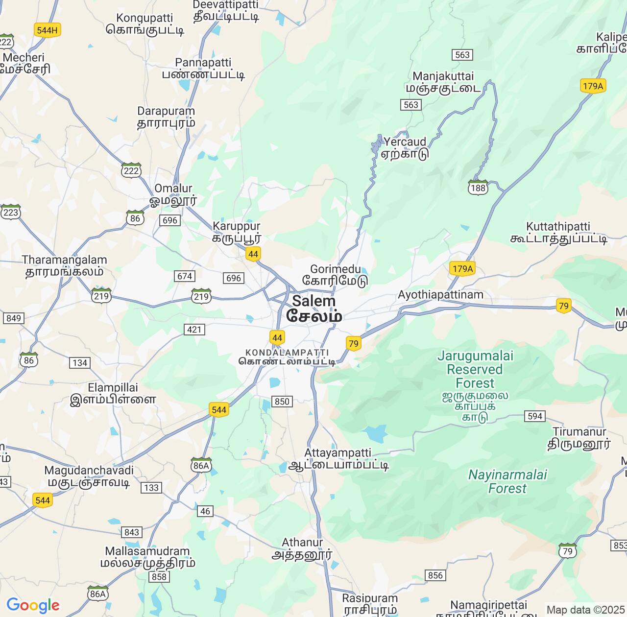 Map image for Intellectual Property Lawyers in Salem and Tamil Nadu IP firms at coordinates  ; .
