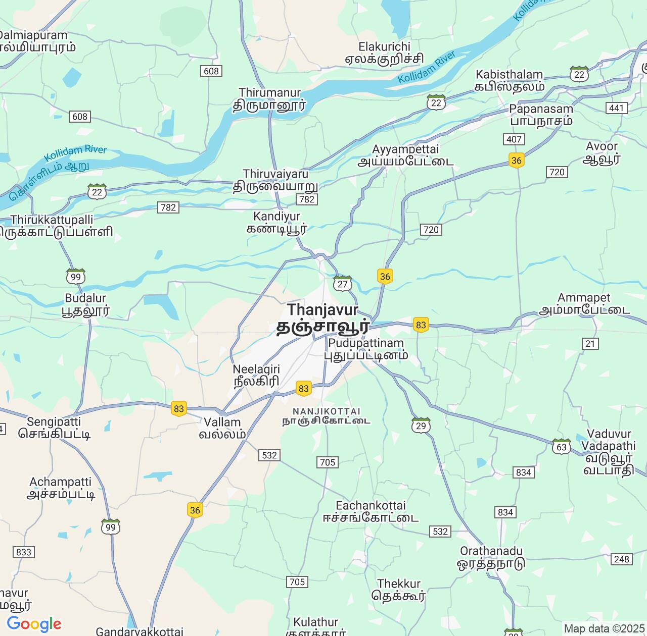 Map image for Intellectual Property Lawyers in Thanjavur and Tamil Nadu IP firms at coordinates  ; .