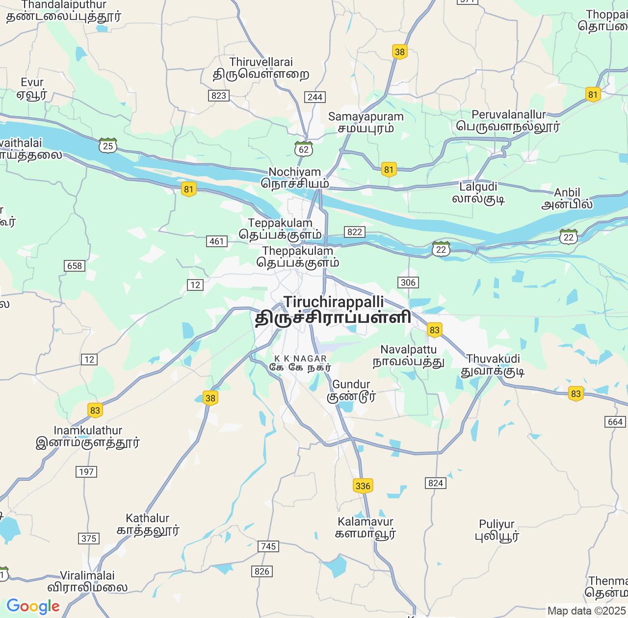 Map image for Intellectual Property Lawyers in Tiruchirappalli and Tamil Nadu IP firms at coordinates  ; .