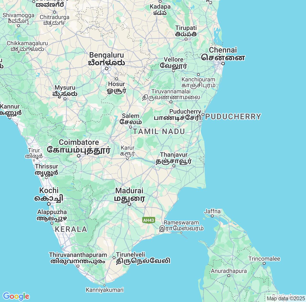 Map image for Intellectual Property Lawyers in Tamil Nadu and India IP firms at coordinates  ; .