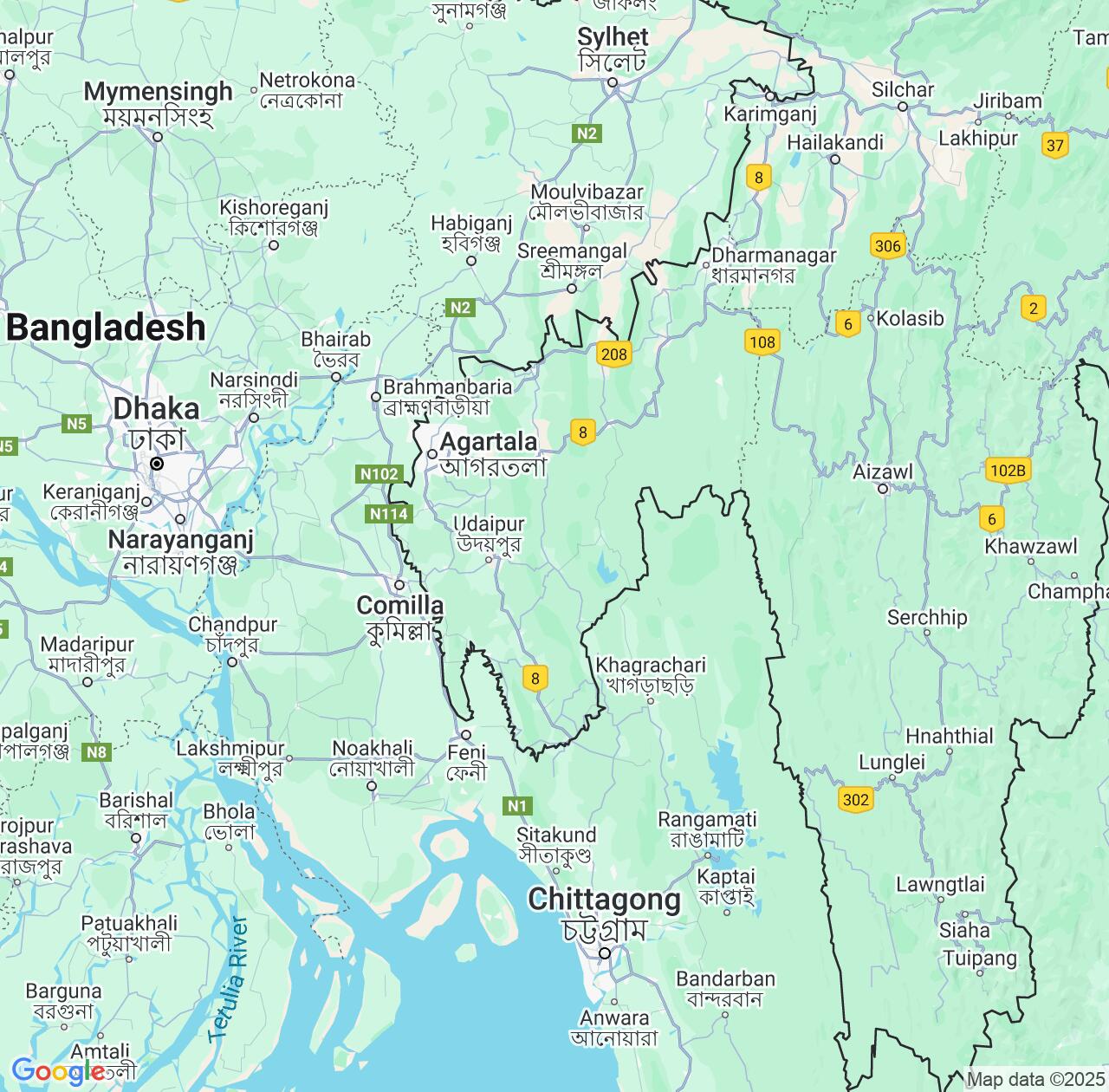 Map image for Intellectual Property Lawyers in Tripura and India IP firms at coordinates  ; .
