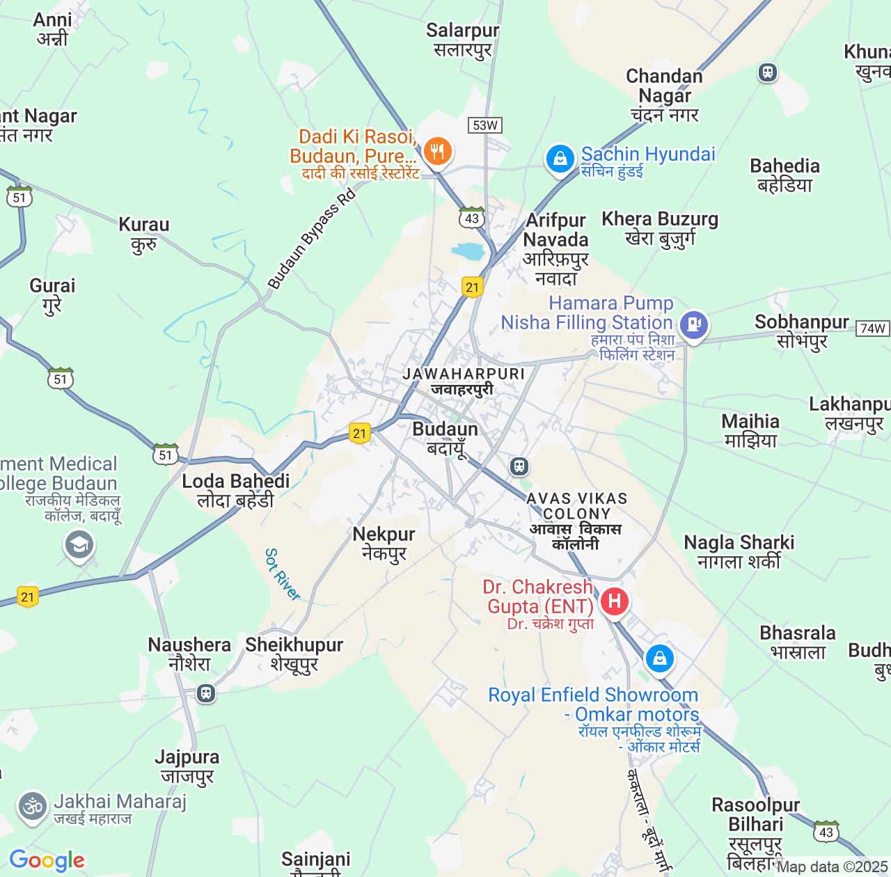 Map image for Intellectual Property Lawyers in Budaun and Uttar Pradesh IP firms at coordinates  ; .