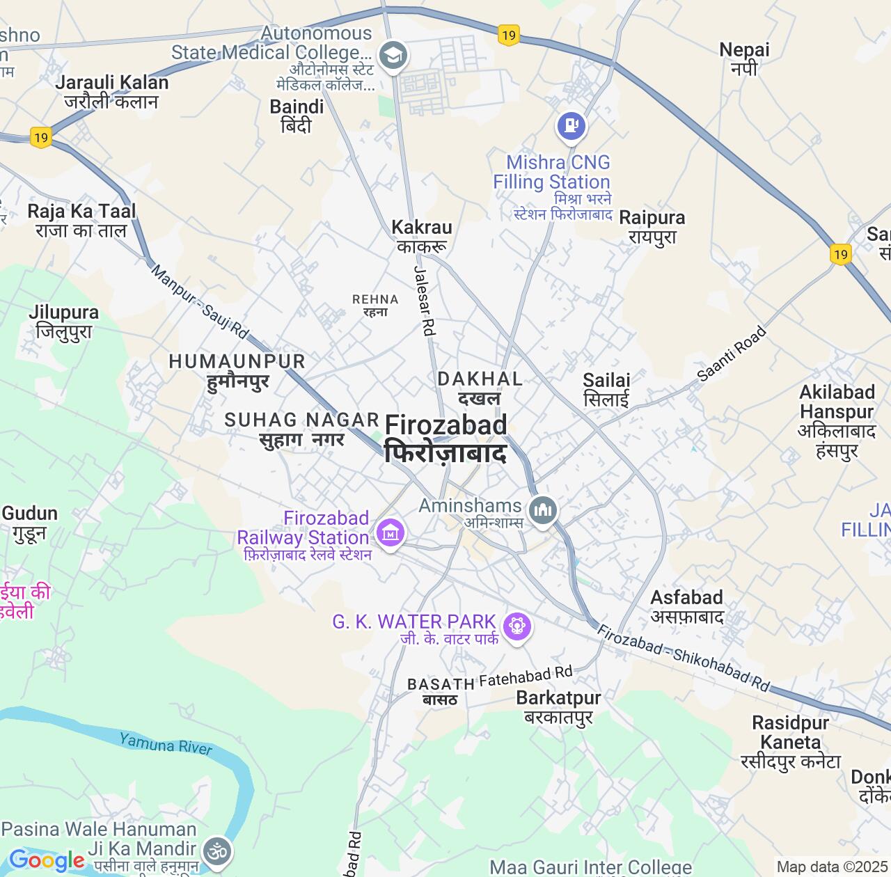 Map image for Intellectual Property Lawyers in Firozabad and Uttar Pradesh IP firms at coordinates  ; .