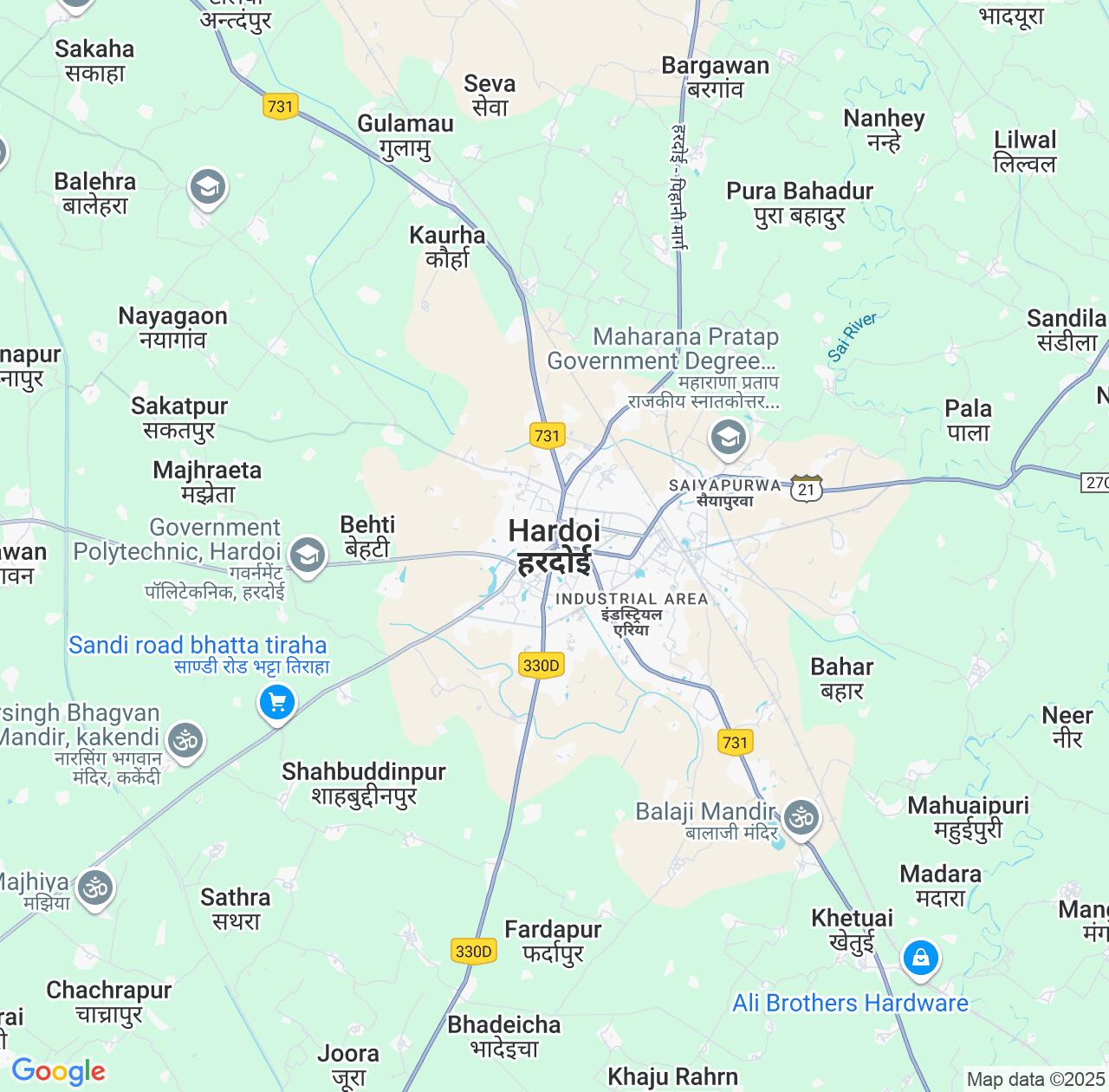 Map image for Intellectual Property Lawyers in Hardoi and Uttar Pradesh IP firms at coordinates  ; .