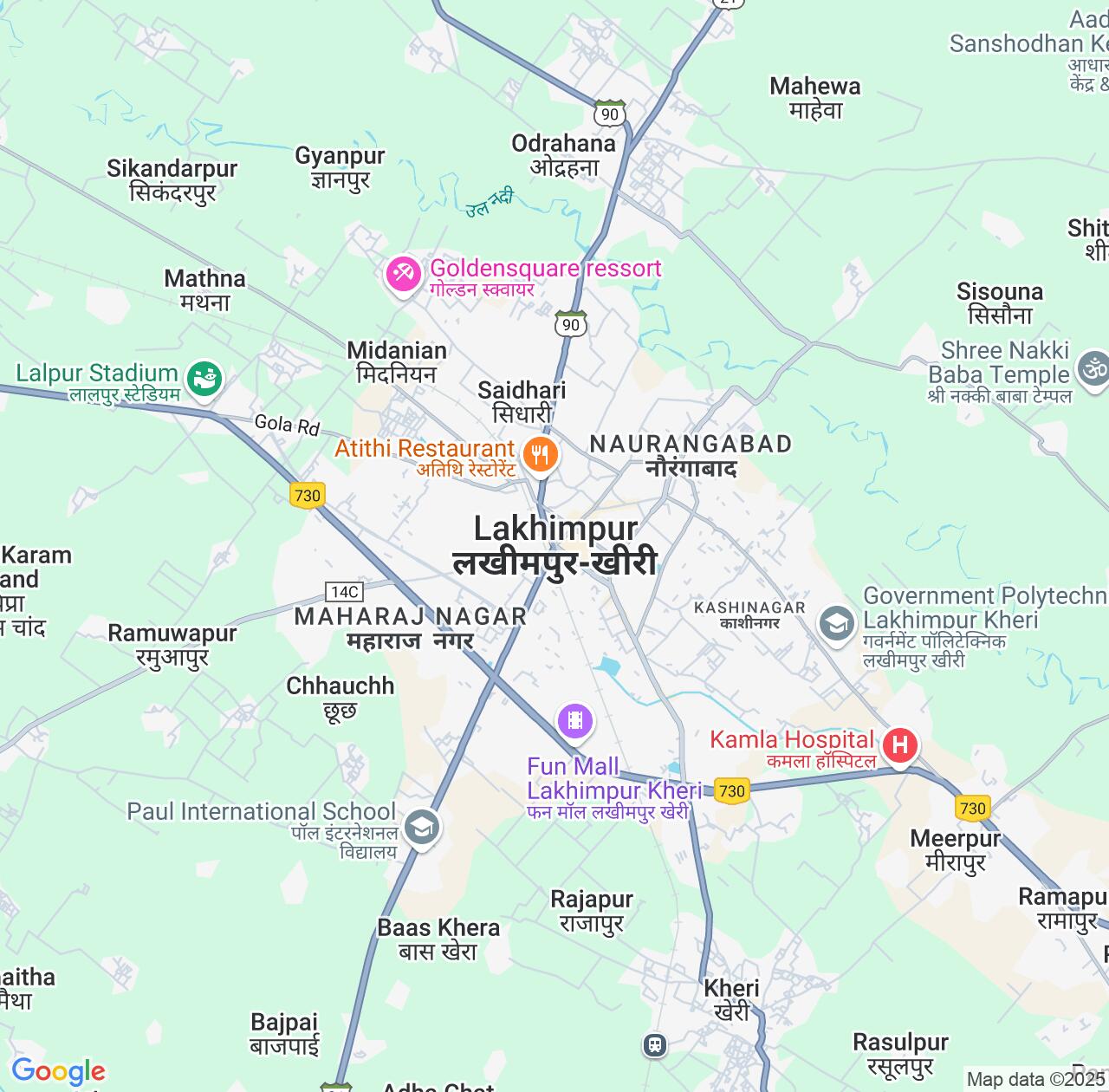Map image for Intellectual Property Lawyers in Lakhimpur and Uttar Pradesh IP firms at coordinates  ; .