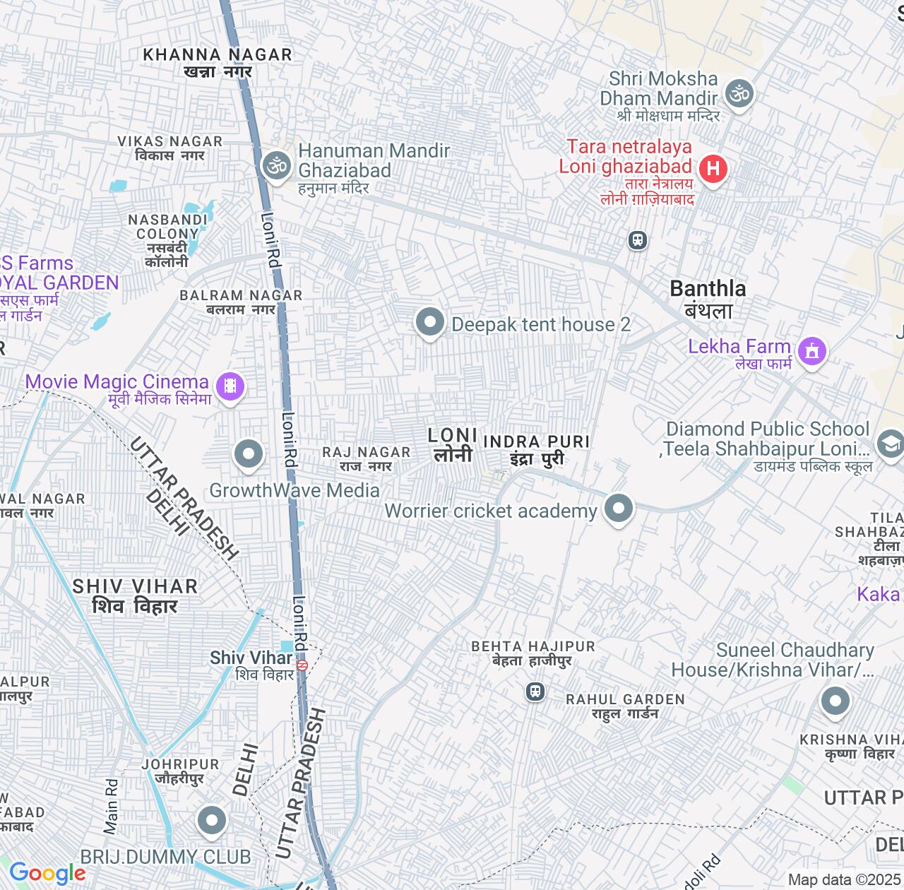 Map image for Intellectual Property Lawyers in Loni and Uttar Pradesh IP firms at coordinates  ; .
