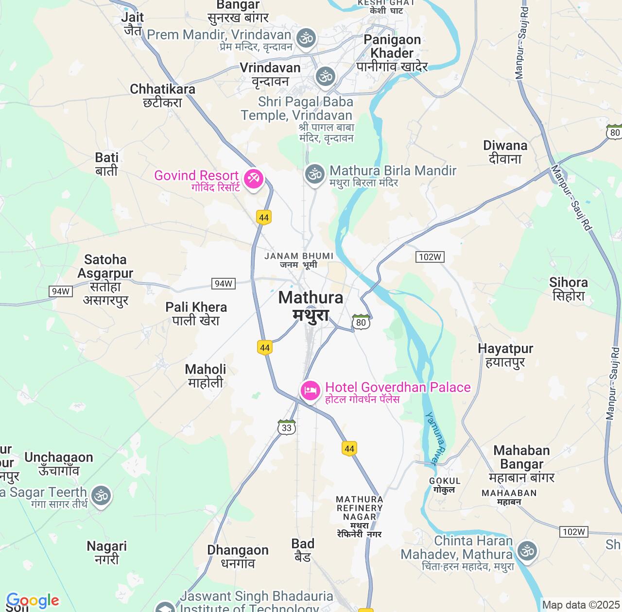 Map image for Intellectual Property Lawyers in Mathura and Uttar Pradesh IP firms at coordinates  ; .