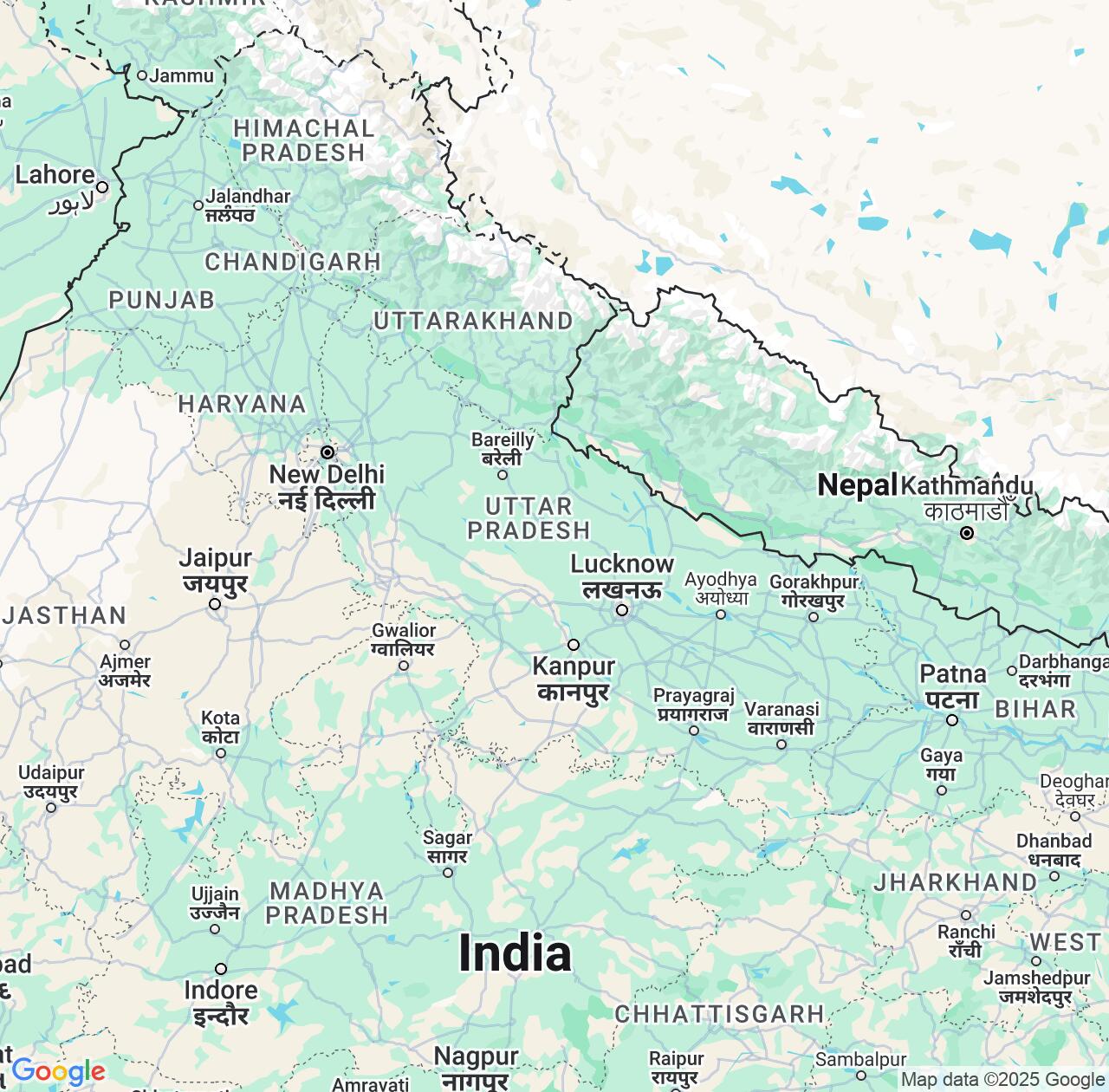 Map image for Intellectual Property Lawyers in Uttar Pradesh and India IP firms at coordinates  ; .