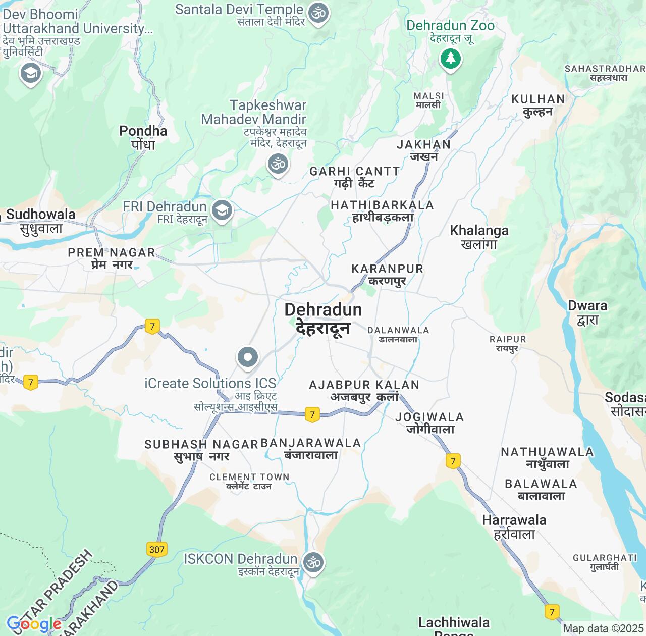 Map image for Intellectual Property Lawyers in Dehra Dun and Uttarakhand IP firms at coordinates  ; .