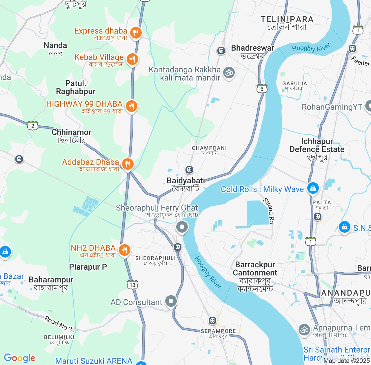 Map image for Intellectual Property Lawyers in Baidyabati and West Bengal IP firms at coordinates  ; .