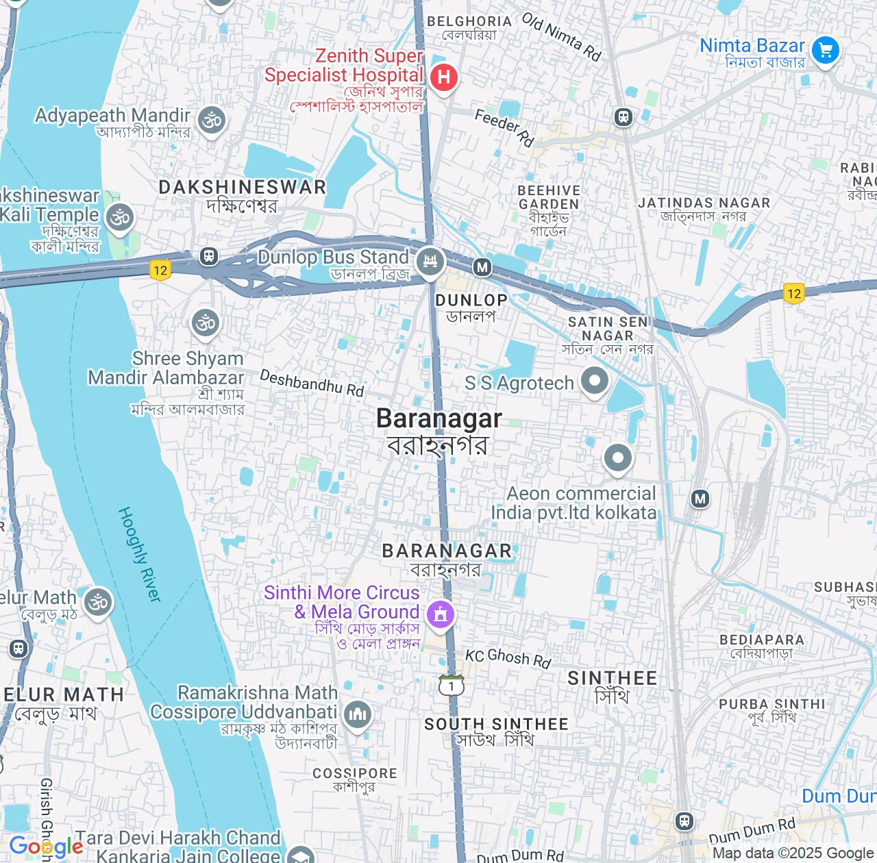 Map image for Intellectual Property Lawyers in Baranagar and West Bengal IP firms at coordinates  ; .