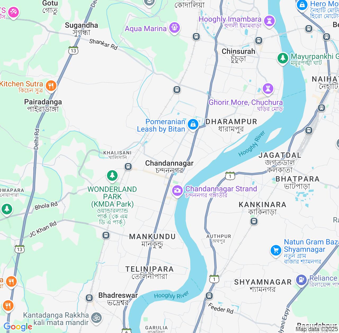 Map image for Intellectual Property Lawyers in Chandannagar and West Bengal IP firms at coordinates  ; .