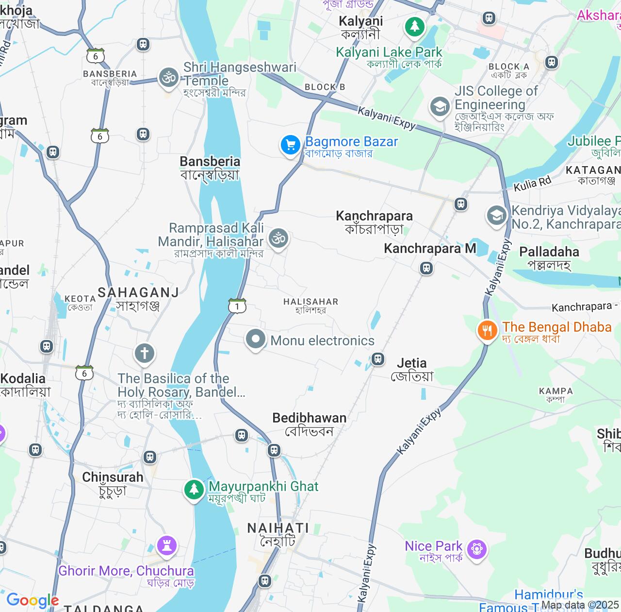 Map image for Intellectual Property Lawyers in Halisahar and West Bengal IP firms at coordinates  ; .