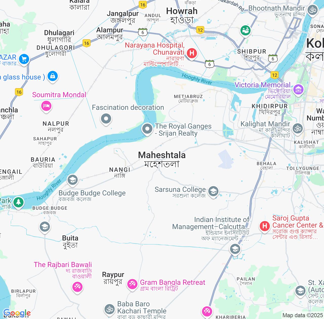 Map image for Intellectual Property Lawyers in Maheshtala and West Bengal IP firms at coordinates  ; .