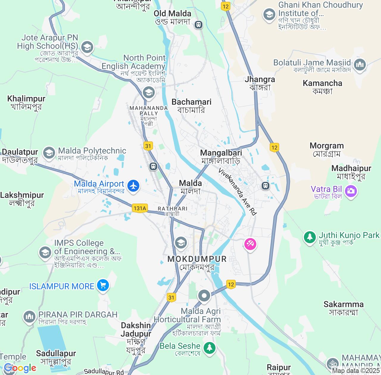 Map image for Intellectual Property Lawyers in Malda and West Bengal IP firms at coordinates  ; .