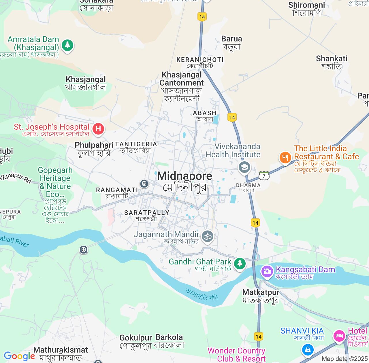 Map image for Intellectual Property Lawyers in Medinipur and West Bengal IP firms at coordinates  ; .