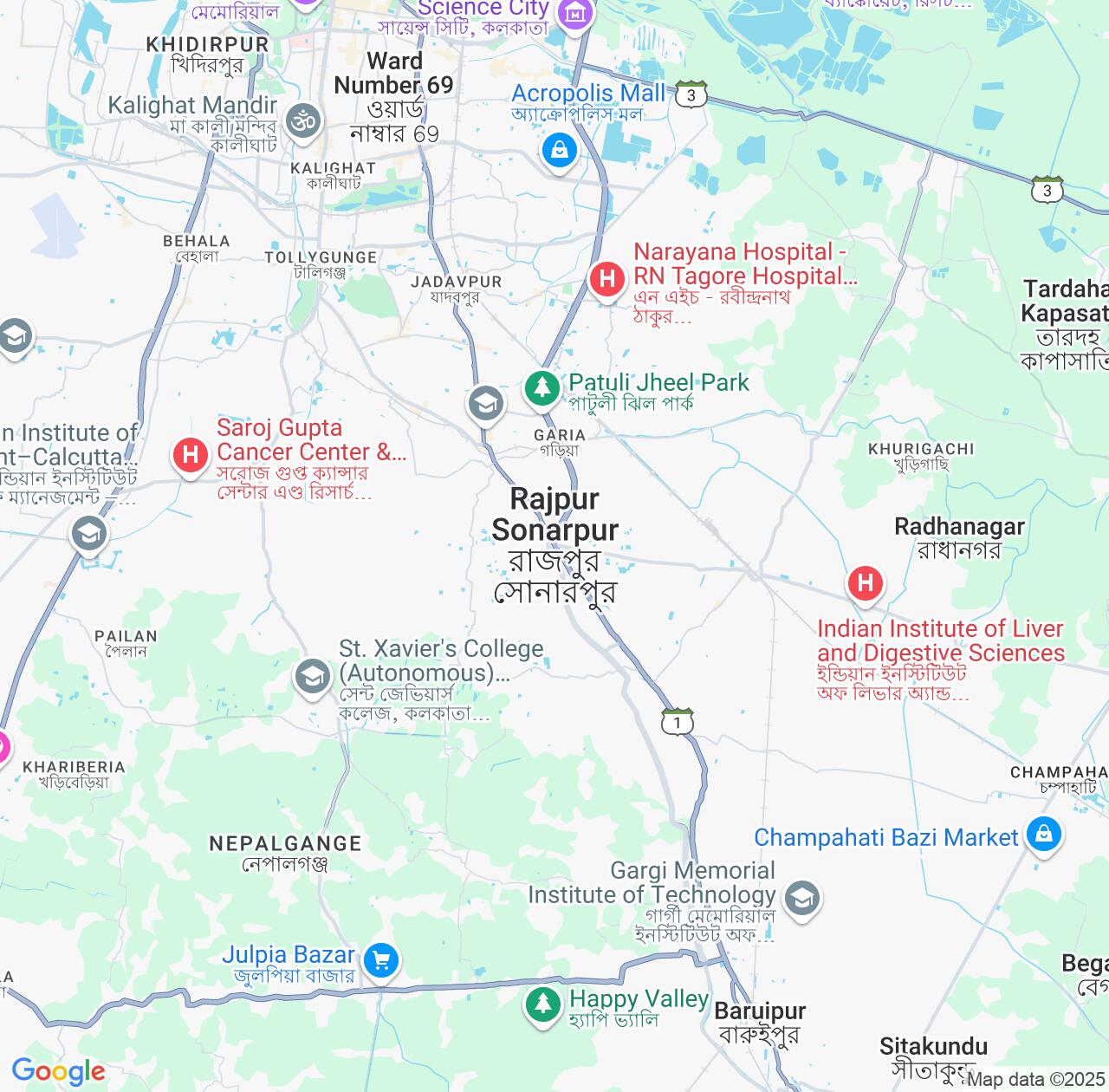 Map image for Intellectual Property Lawyers in Rajpur Sonarpur and West Bengal IP firms at coordinates  ; .