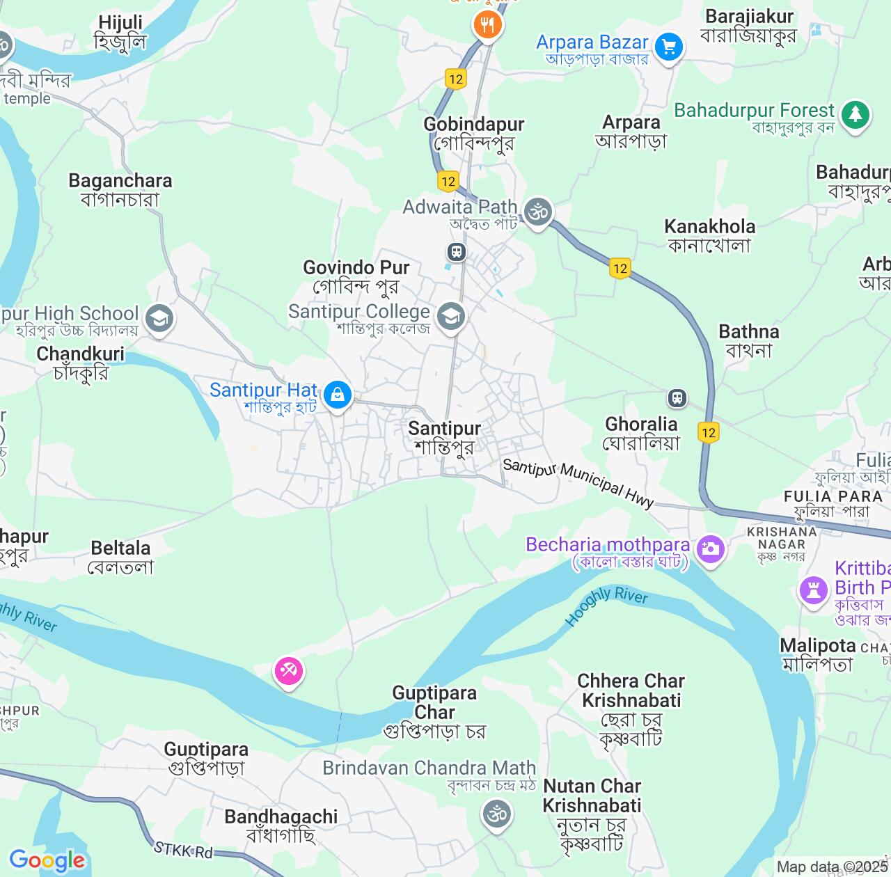Map image for Intellectual Property Lawyers in Shantipur and West Bengal IP firms at coordinates  ; .