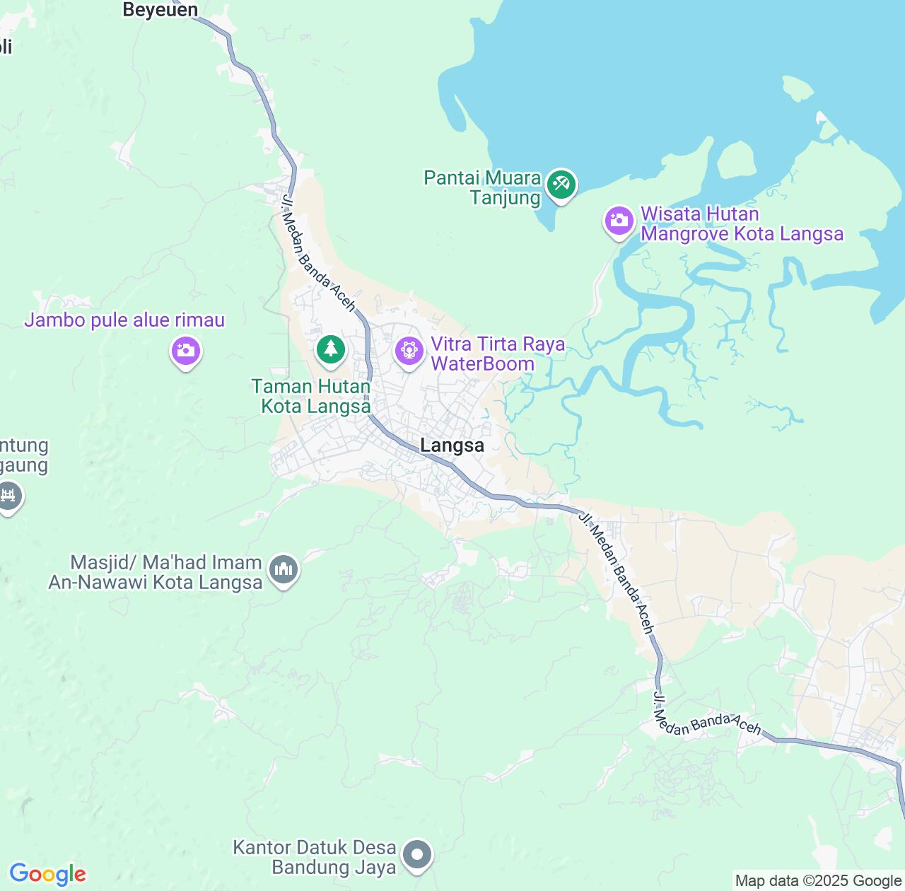 Map image for Intellectual Property Lawyers in Langsa and Aceh IP firms at coordinates  ; .
