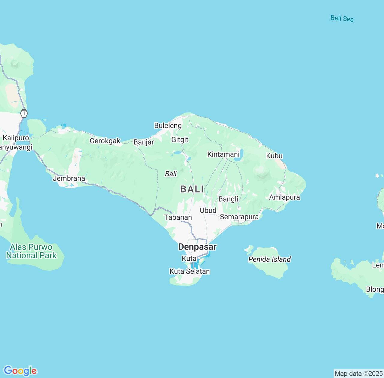 Map image for Intellectual Property Lawyers in Bali and Indonesia IP firms at coordinates  ; .