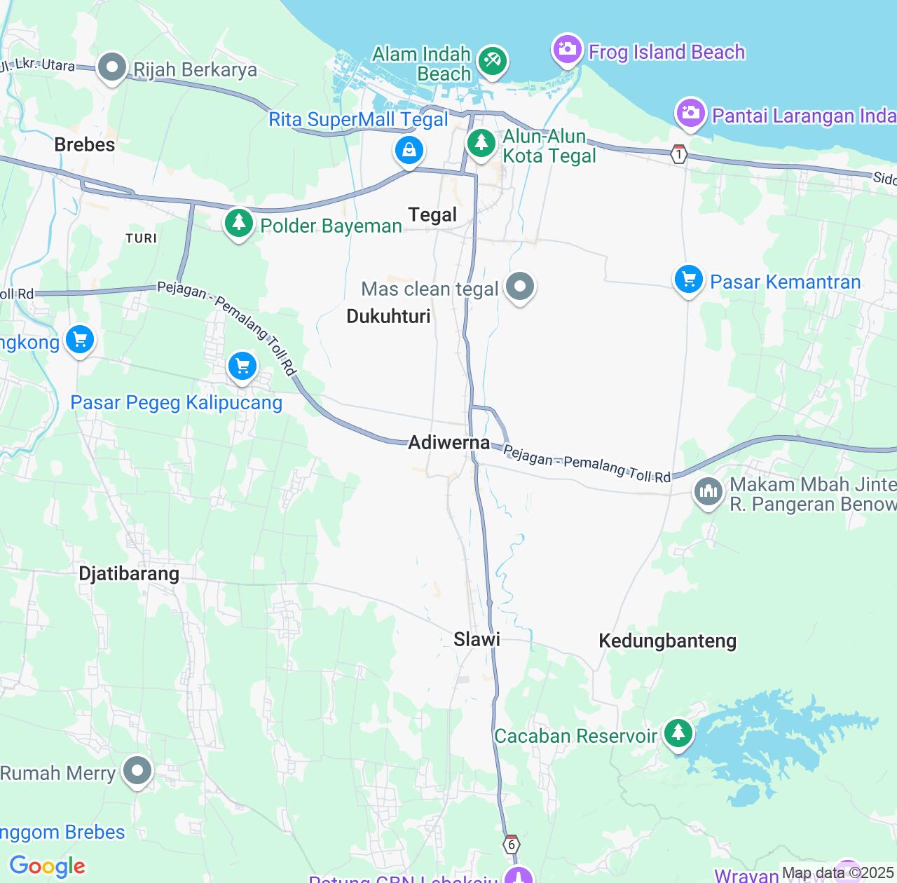 Map image for Intellectual Property Lawyers in Adiwerna and Central Java IP firms at coordinates  ; .
