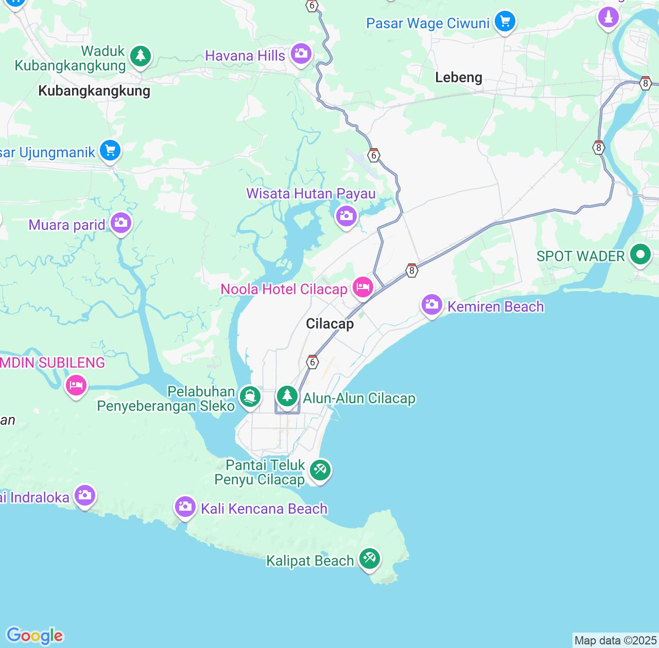 Map image for Intellectual Property Lawyers in Cilacap and Central Java IP firms at coordinates  ; .