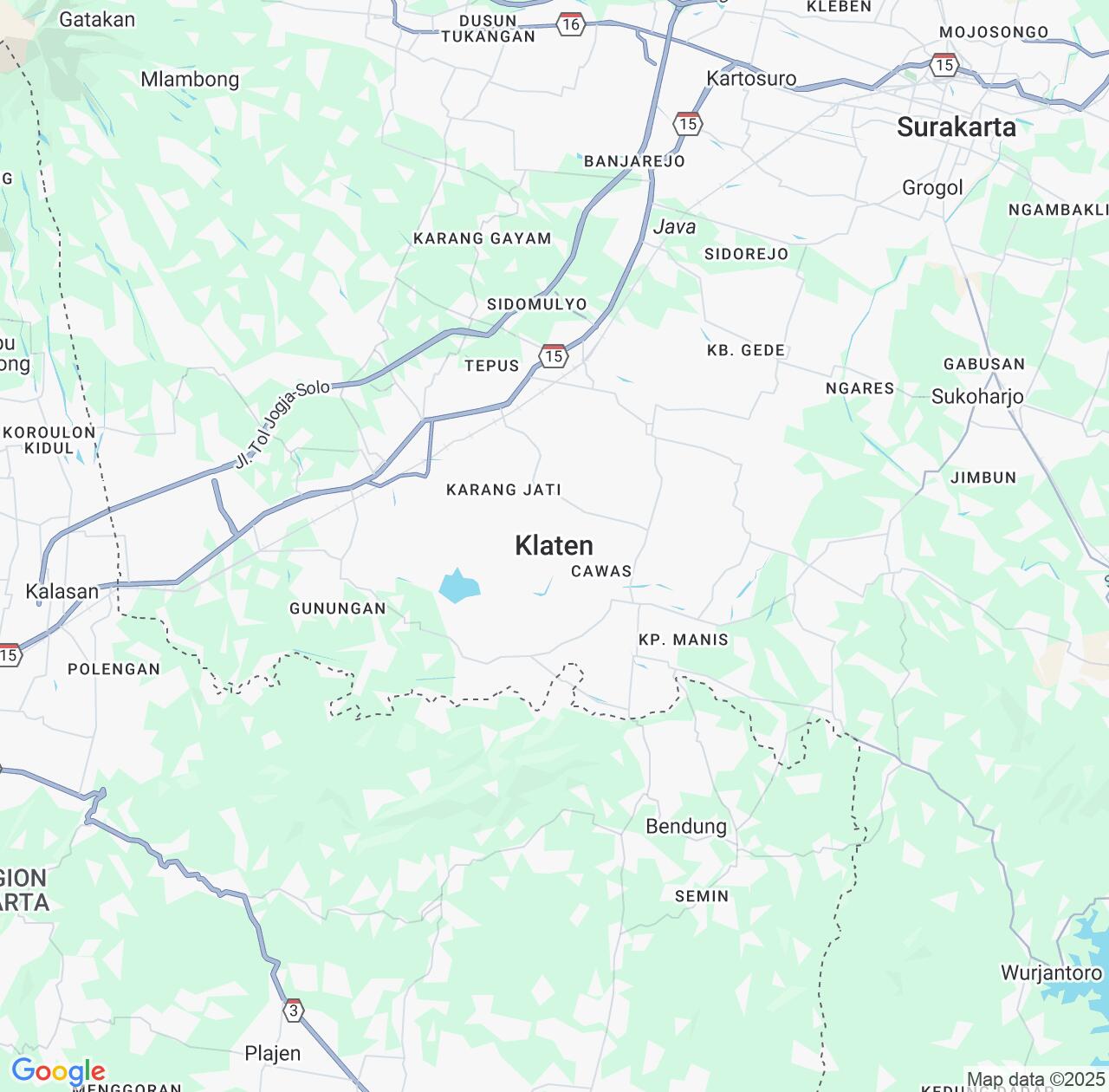 Map image for Intellectual Property Lawyers in Klaten and Central Java IP firms at coordinates  ; .