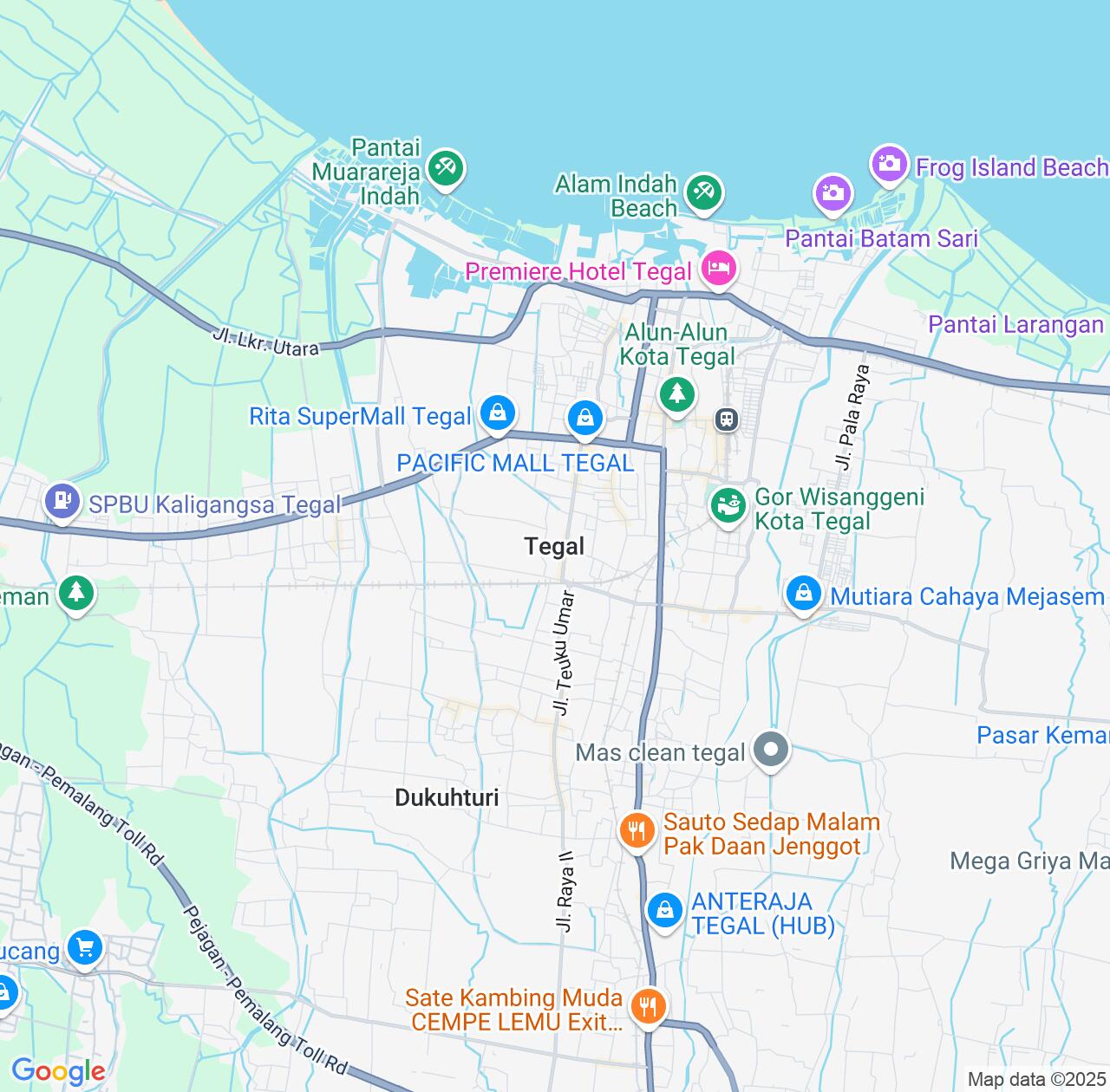 Map image for Intellectual Property Lawyers in Tegal and Central Java IP firms at coordinates  ; .