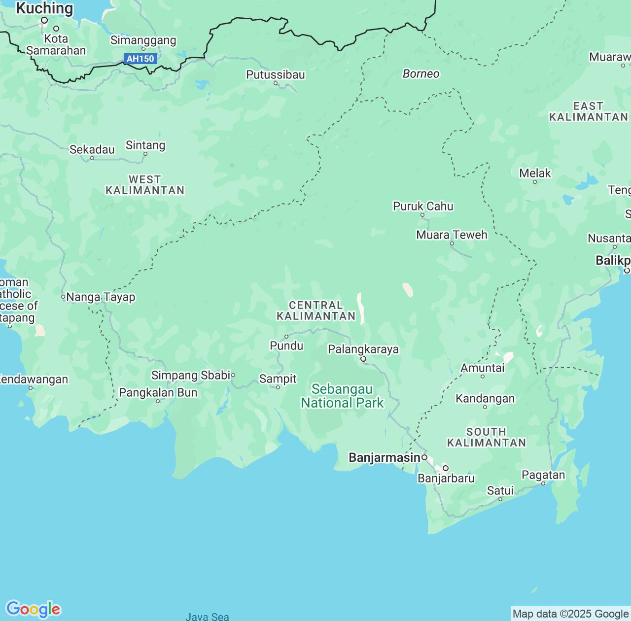 Map image for Intellectual Property Lawyers in Central Kalimantan and Indonesia IP firms at coordinates  ; .